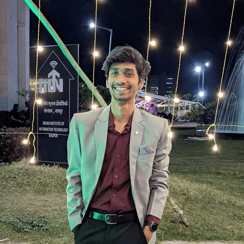 Amulya Yadav at the Indian Institute of Information Technology, Nagpur